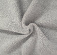 Sherpa Fleece Knit Gray Wool Blend