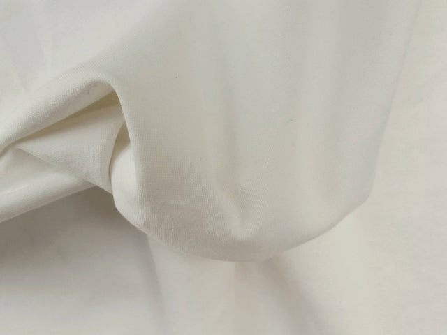 Ponte De Roma Knit Off White Modal Spandex