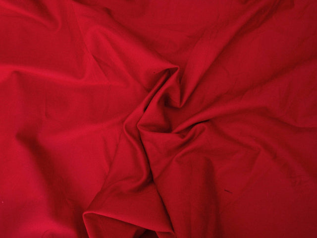 Cotton Twill Spandex Red Fabric