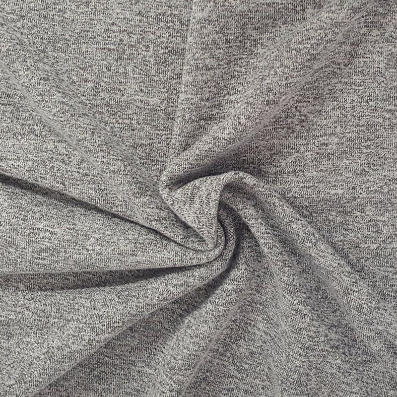 French Terry Knit Heather Gray