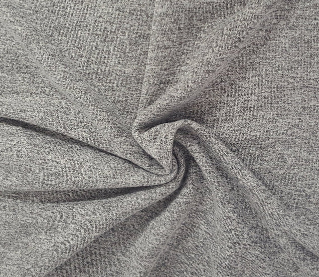 French Terry Knit Heather Gray