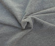 French Terry Knit Light Charcoal Gray