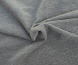 French Terry Knit Light Charcoal Gray