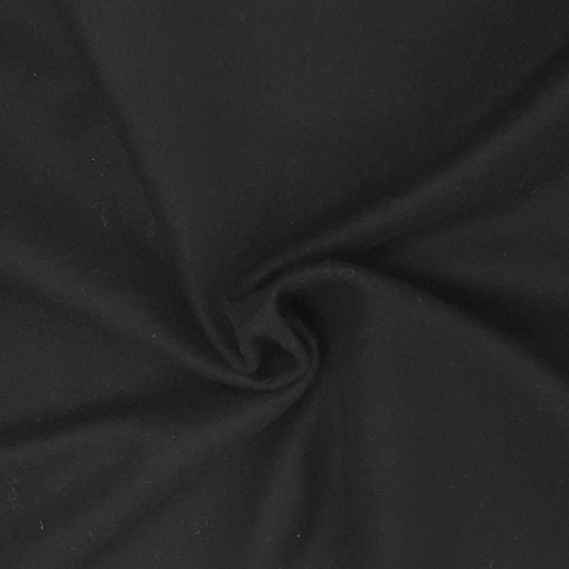Woven Wool Black Heavyweight