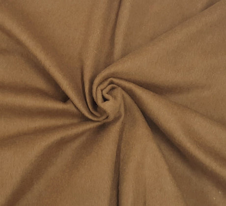 Woven Wool Fabric Lt. Brown