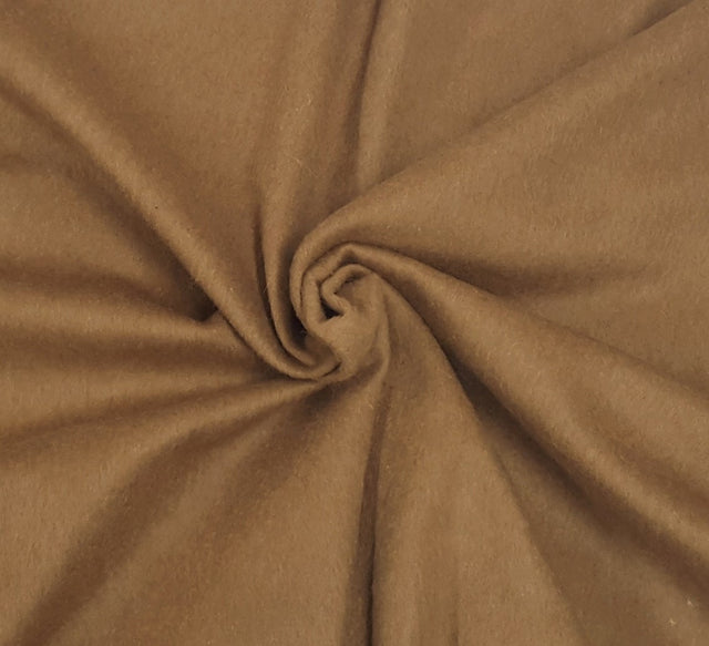 Woven Wool Fabric Lt. Brown