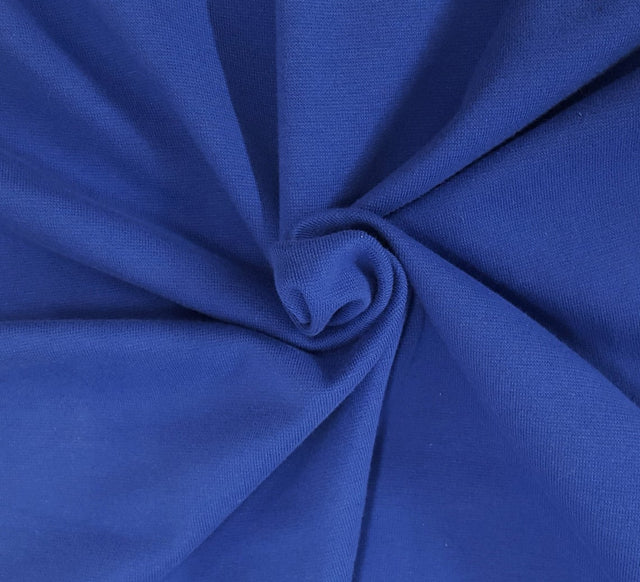 Cotton Lycra 1x1 Rib Cobalt
