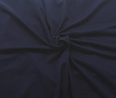 French Terry Dark Navy Modal Cotton Spandex