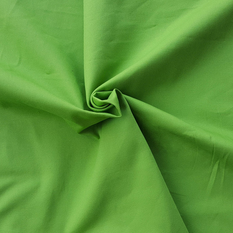 1 Yard Lime Organic Cotton Twill Fabric Durable Lightweight Workwear Material 60 Inch Width