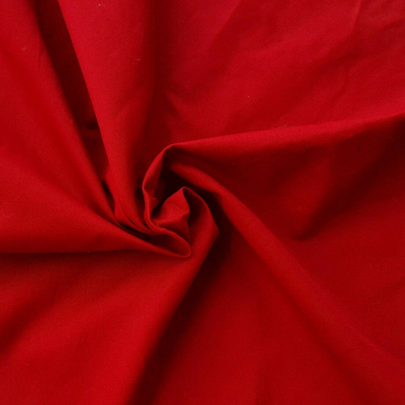 Organic Cotton Twill Red