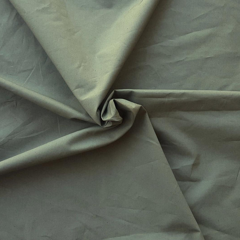 Cotton Poplin Antique Pewter