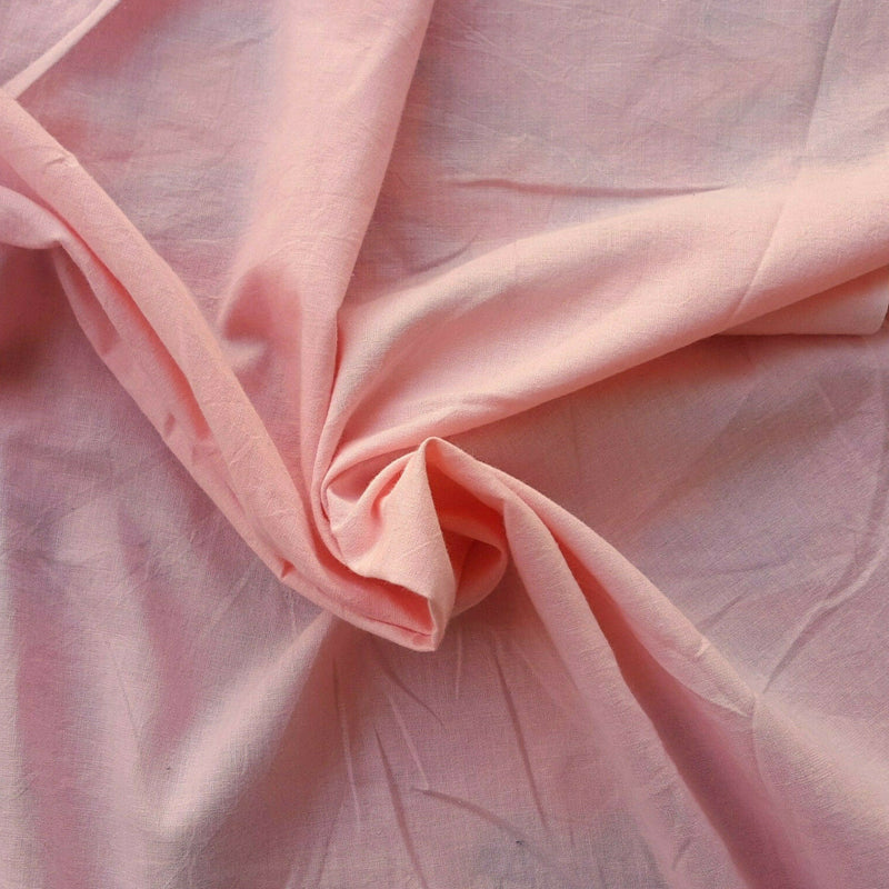 Pink Pre-Washed Woven Cotton
