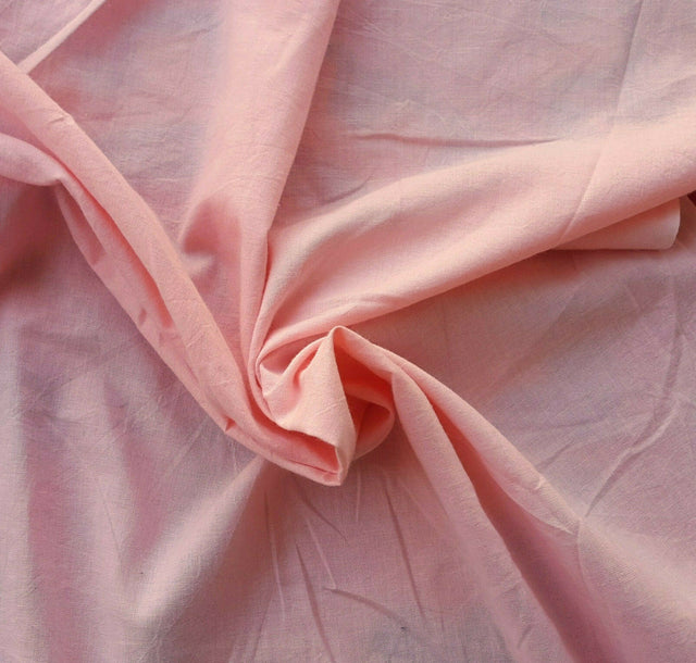 Pink Pre-Washed Woven Cotton