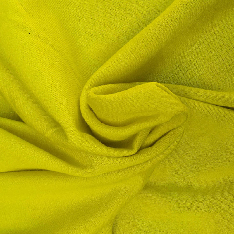 1 Yard Pineapple Cotton Fleece Knit Fabric Soft Warm Cozy Texture
