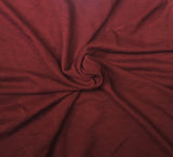 French Terry Knit Burgundy Black