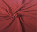 French Terry Knit Maroon Cotton Blend