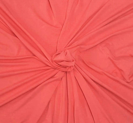 Bamboo Spandex Jersey Coral