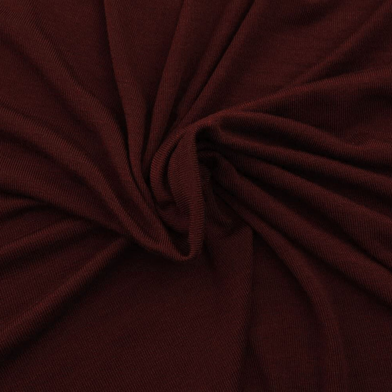 Rib Knit Garnet Rose Modal Cotton Spandex
