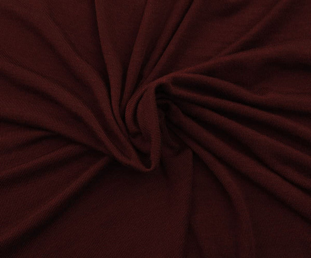 Rib Knit Garnet Rose Modal Cotton Spandex