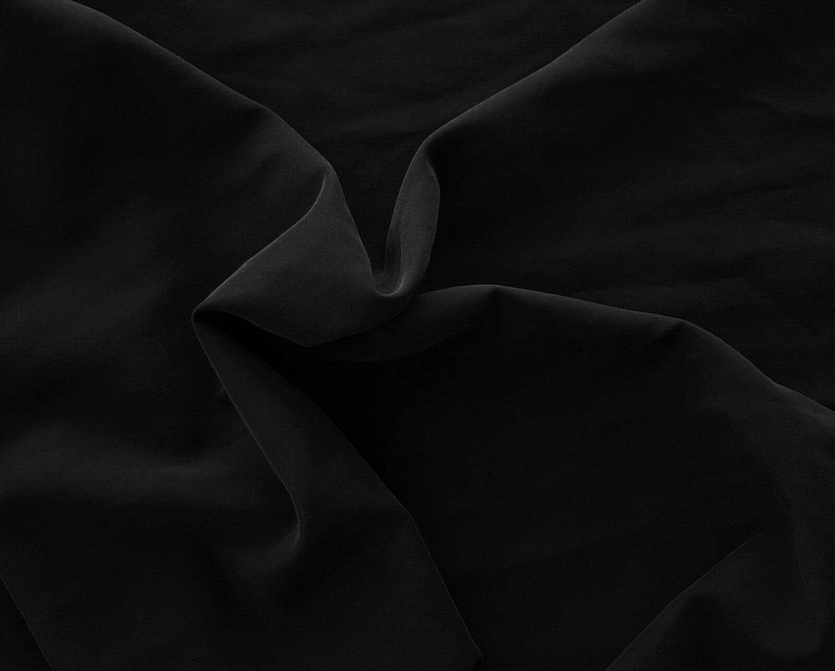 Brushed Modal Blend Woven Off Black