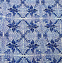 Rayon Crinkle Blue Floral Print