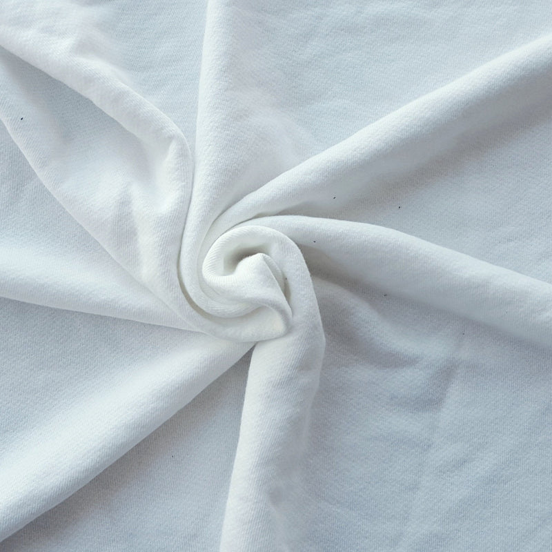 Cotton French Terry Knit Off White