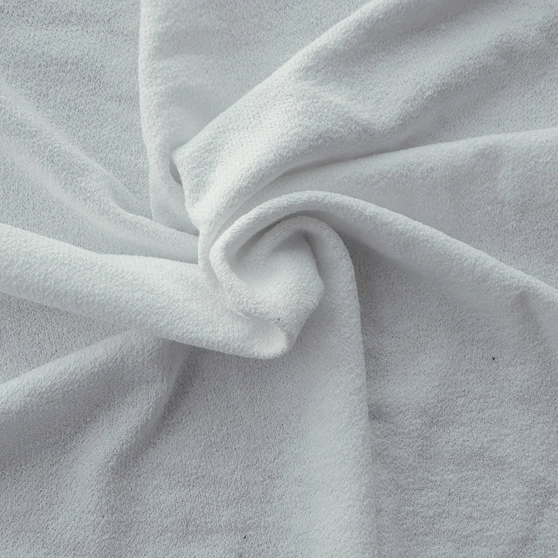 French Terry Cotton Sweater Knit Bleach