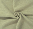 Cotton Blend Fleece Knit Fabric Washed Green