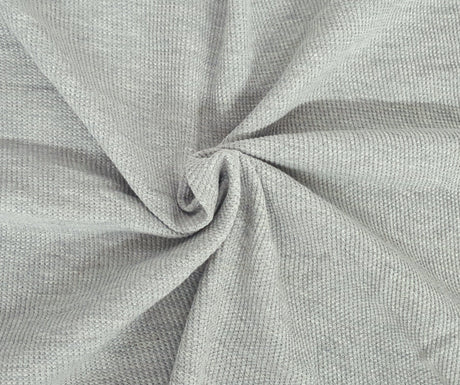 Thermal Knit Heather Gray Cotton Spandex
