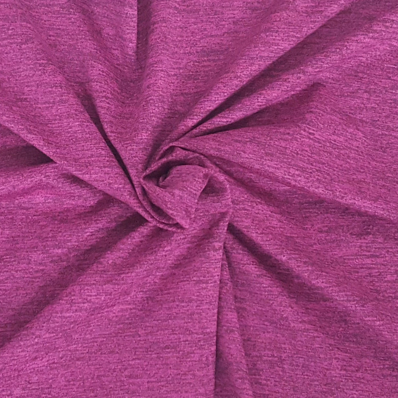 Poly Spandex Jersey Heather Magenta
