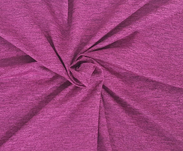 Poly Spandex Jersey Heather Magenta