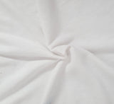 Cotton French Terry Knit White