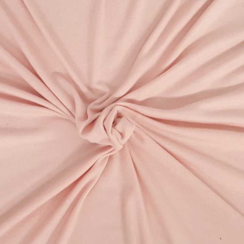 Rib Knit Modal Spandex Pale Blush