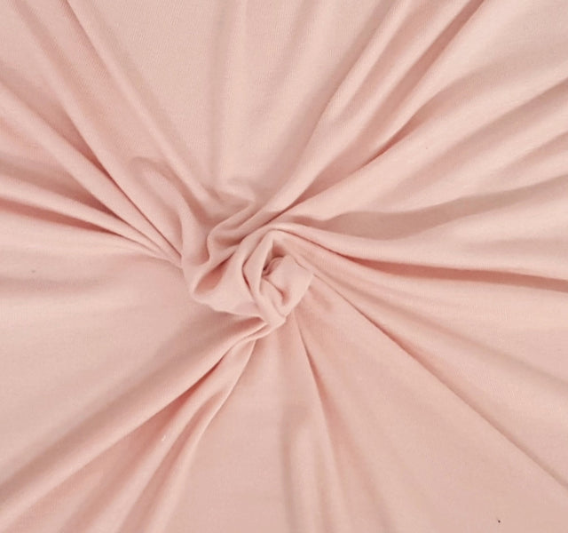 Rib Knit Modal Spandex Pale Blush