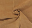 Faux Suede Satin Back Tan Fabric