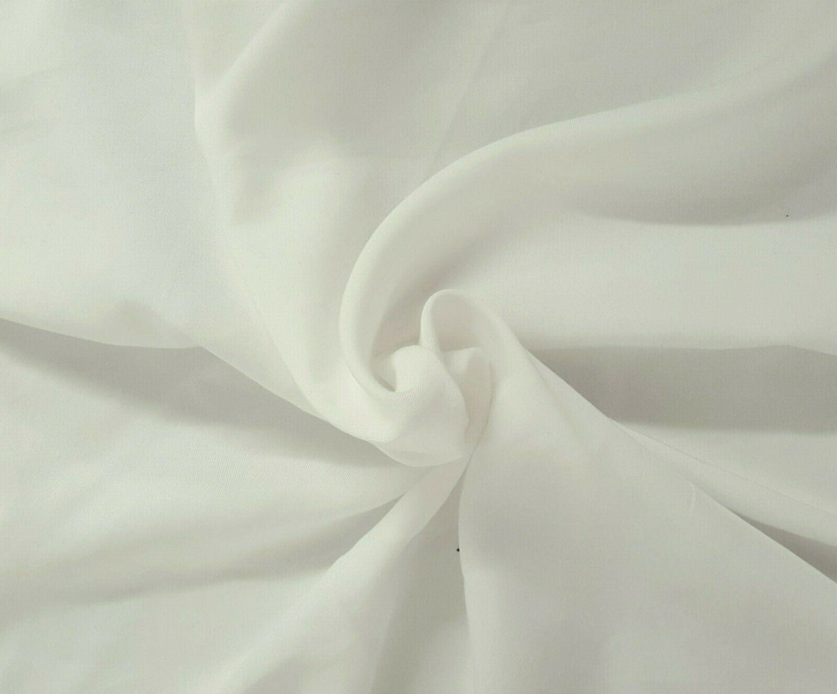 Cupro Tencel Woven Fabric PFD Off White