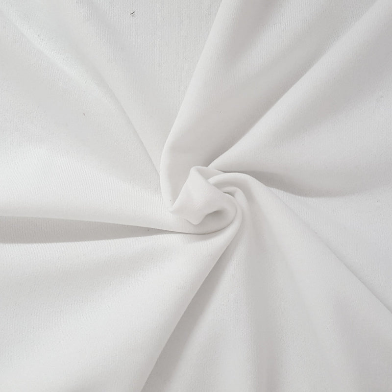 Organic Cotton Blend Fleece White