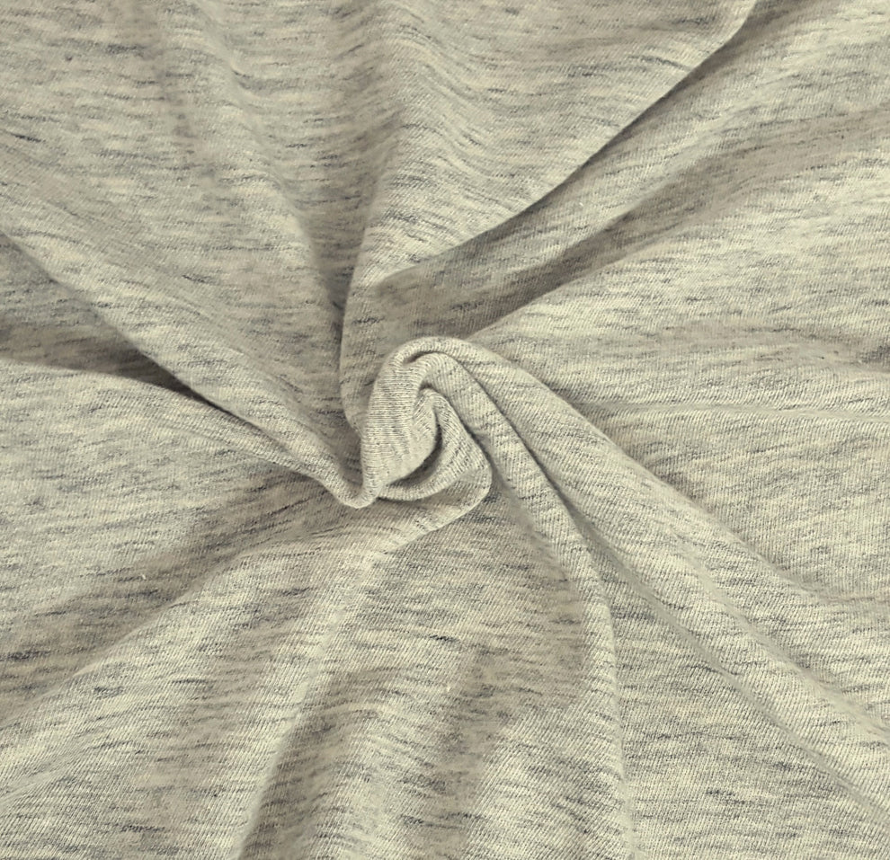 1 Yard Pre Washed Combed Cotton French Terry Knit Fabric Soft Breathable