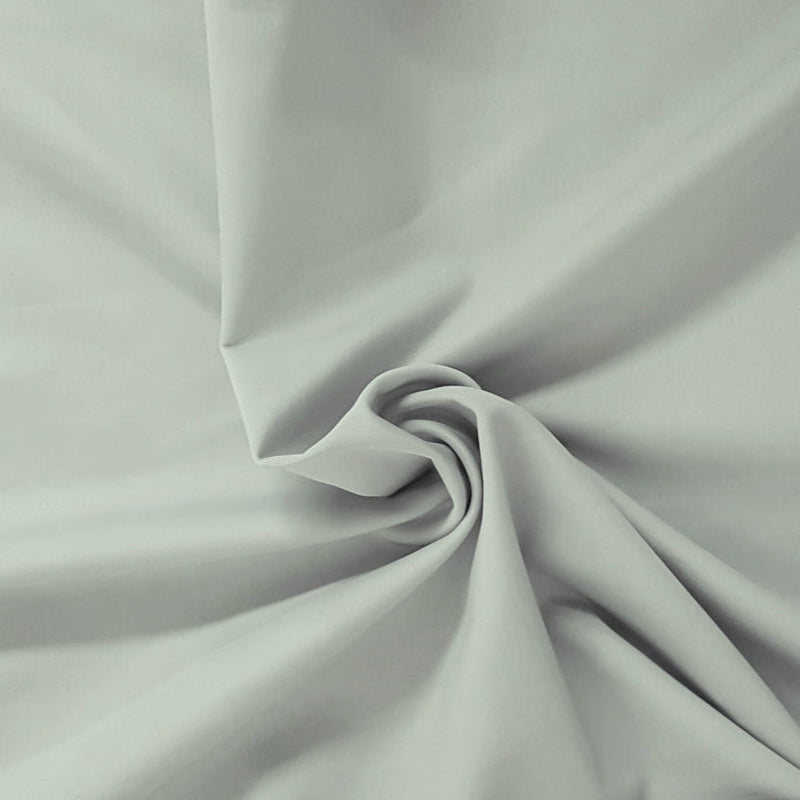 1 Yard Light Gray Poly Spandex Activewear Jersey Knit Fabric 58 Inches Wide