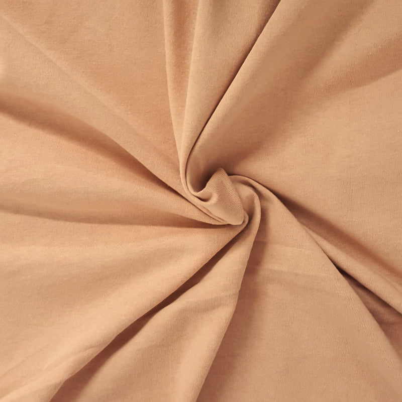 Cotton Jersey Knit Dusty Peach
