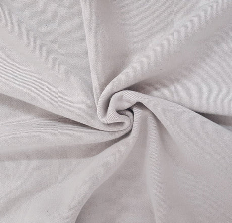 Cotton Fleece Knit Pale Mauve