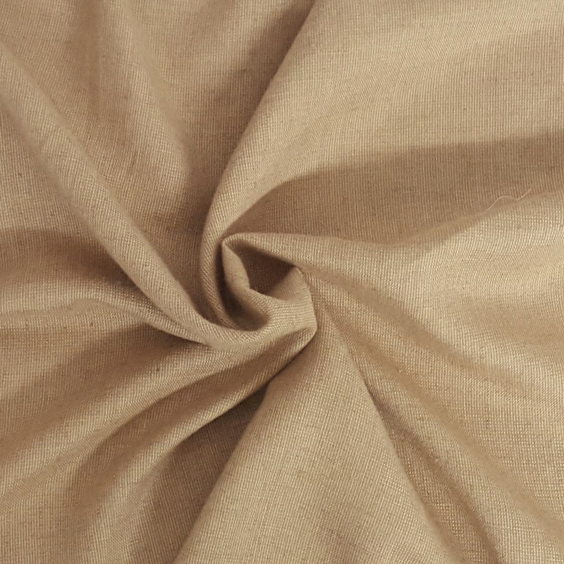 Linen Blend Woven Tan