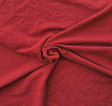 French Terry Crimson Red Cotton Modal Spandex