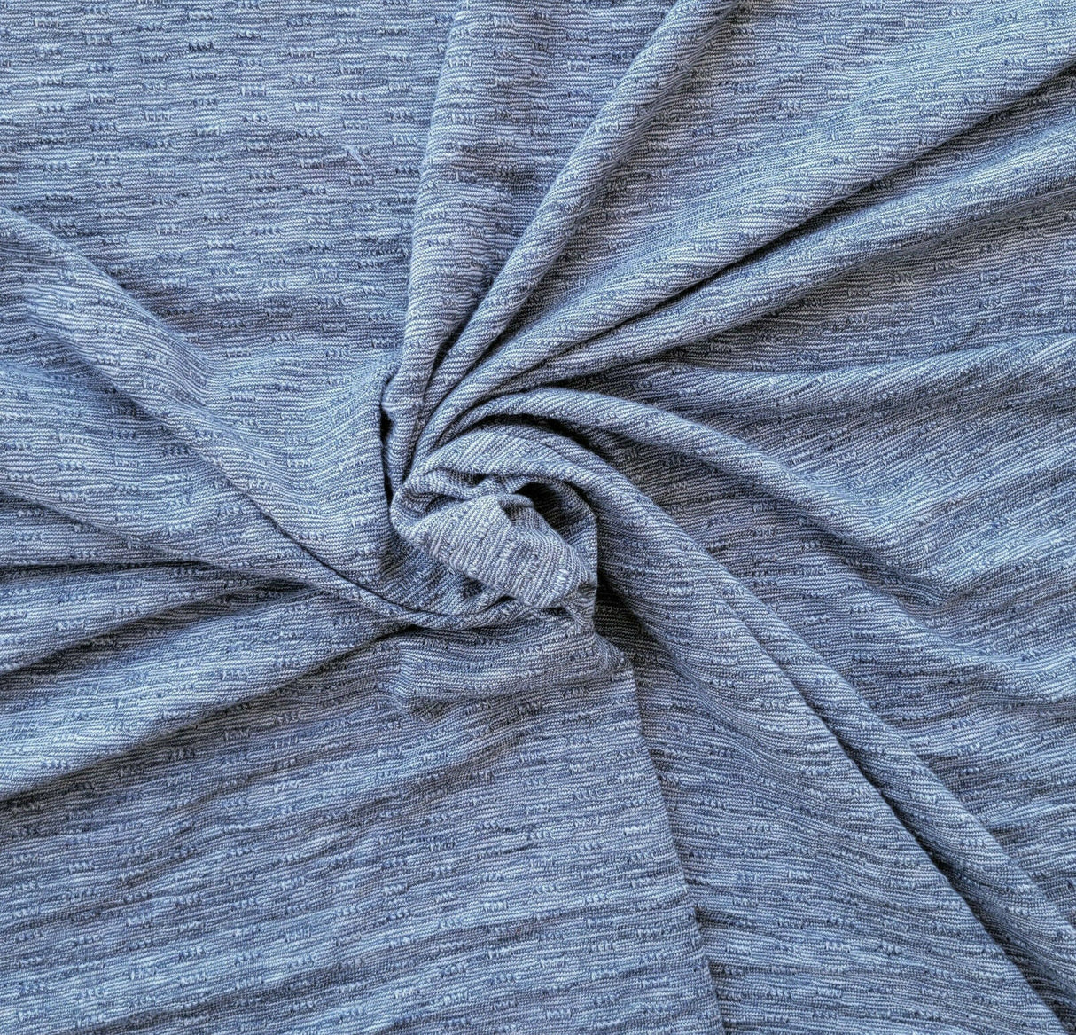 Jacquard Knit Navy Modal Poly