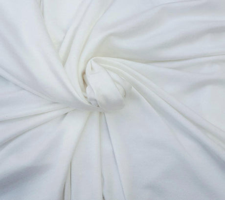 Cotton Spandex Jersey Bleach White