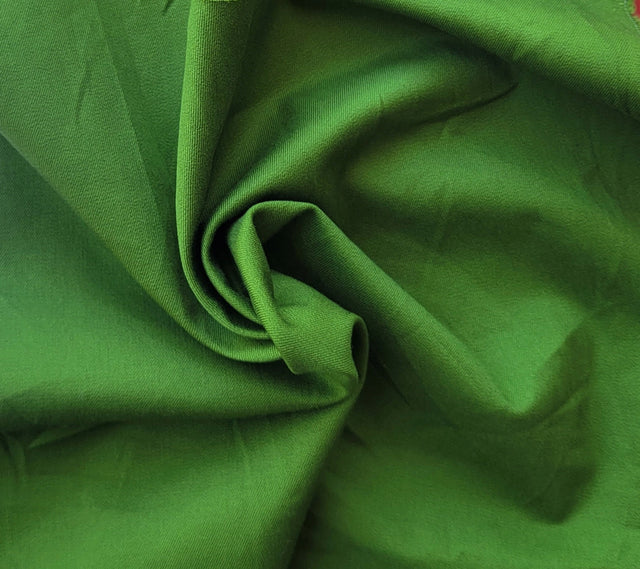 Cotton Twill Spandex Ivy Green