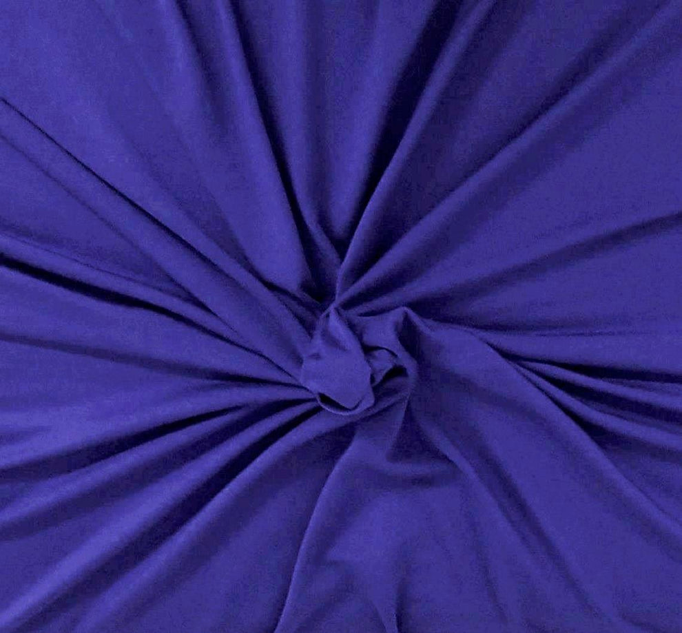 1 Yard Sapphire ProModal Spandex Jersey Knit Fabric for Clothing, Dancewear, Loungewear and Sewing Projects