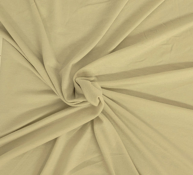 Modal Spandex Jersey Knit Sand Stone