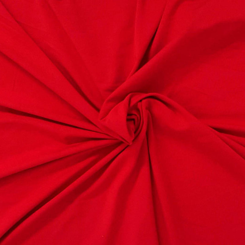 1 Yard Scarlet ProModal Spandex Jersey Knit Fabric for Apparel, Activewear, Dresses and DIY Sewing