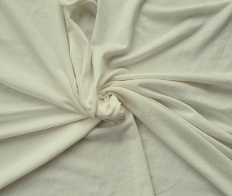 Tencel Spandex Jersey Scour White